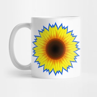 Ukraine Sunflower, Support Ukraine I Stand With Ukraine Mug